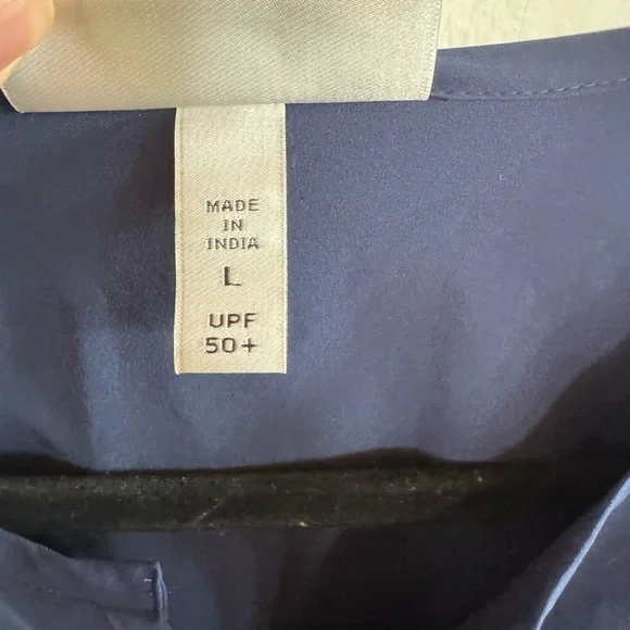 Coolibar Women’s L Santa Barbra Tunic Top UV Protection Vacation Cruise Beach - Picture 4 of 14